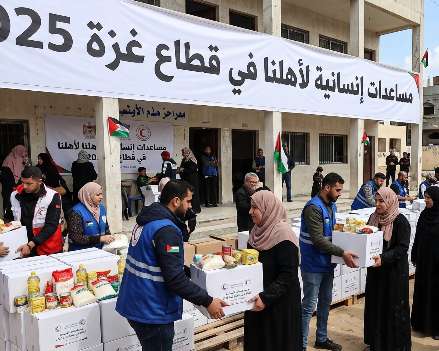 المساعدات الإنسانية